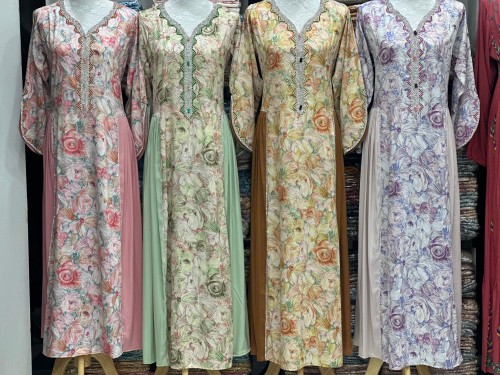 Modest kaftan dress