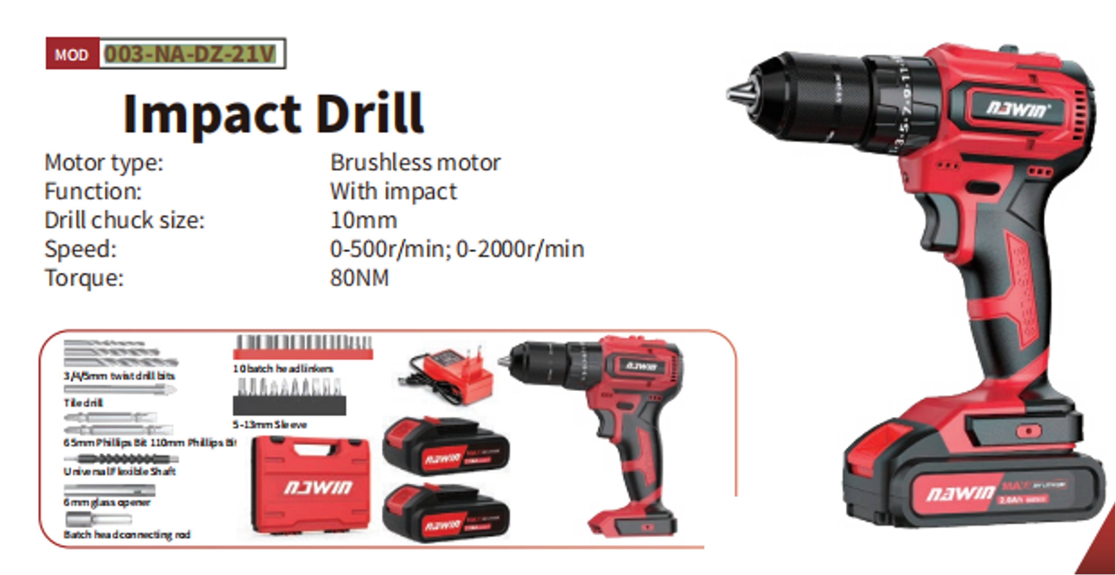 cordless impact drill