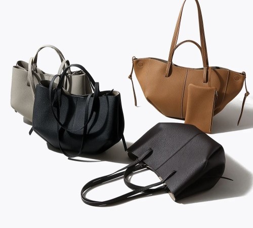 ladies Vintage Fashion Large capacity High-end Genuine leather women Shoulder tote bags