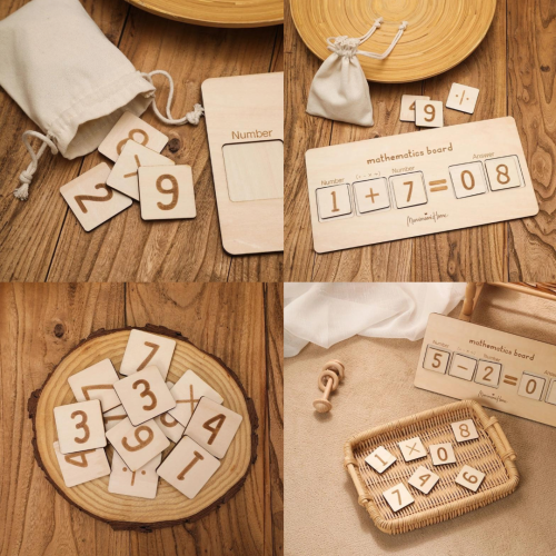 Wooden Multiplication and Division Board