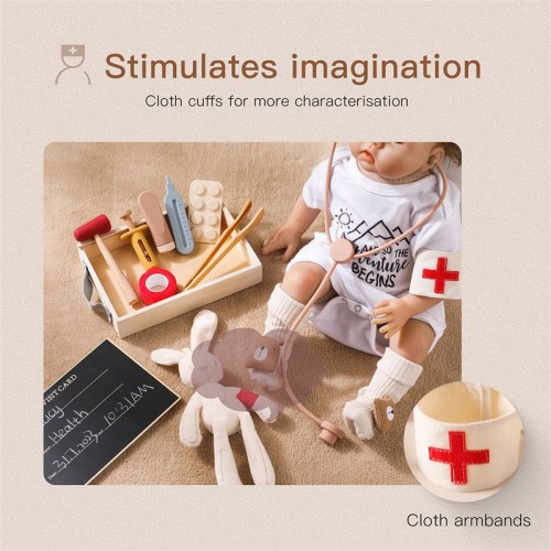 Wooden Montessori Medical Equipment Toys