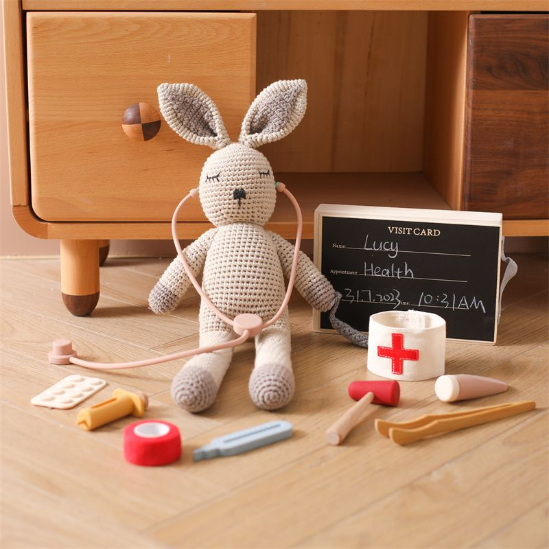 Wooden Montessori Medical Equipment Toys