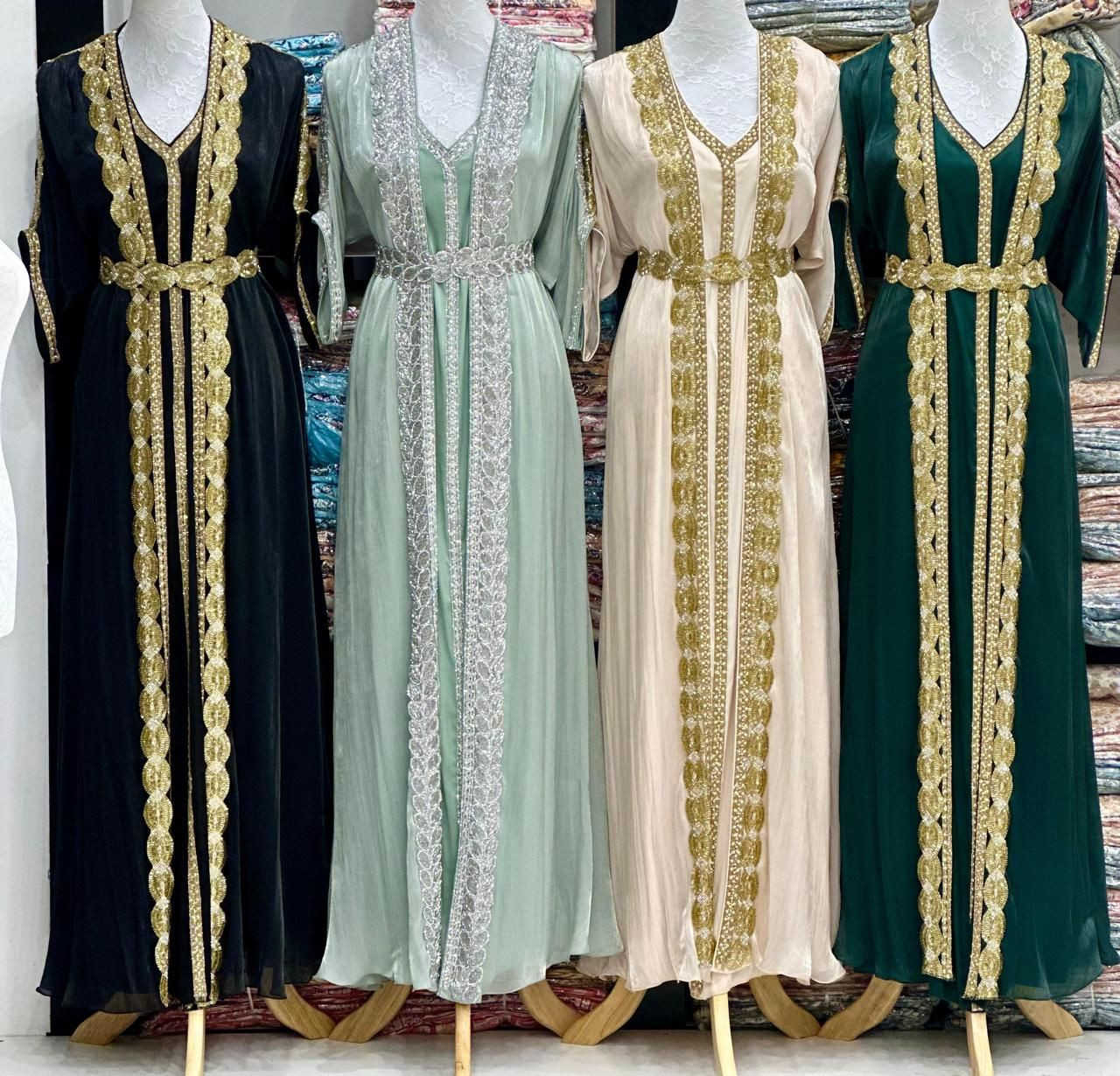 2024 Modest kaftan party dress